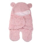 Couverture d'hiver pour nouveau - n�, emmaillotage, sac de couchage a capuche, en coton et peluche, 0 ...