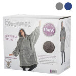 Couverture avec manches bleues kangurone kanguru