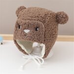 Couvre - oreilles en laine pour bébé de 3 a 16 mois, 1 pièce, mignon, couleur pure, automne hiver, chapeau ... Couvre - oreilles en laine pour bébé de 3 a 16 mois, 1 pièce, mignon, couleur pure, automne hiver, chapeau ...