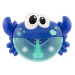 Crabe musical pour bain avec bulles de savon, jeux bain bb, multifonction jouet musical, 12 mlodies ...
