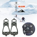 Crampons d'escalade antidrapants en acier inoxydable, 8 crampons de voyage, pices portables faciles ...