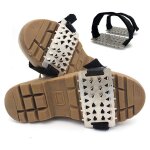 Crampons  glace crampons de traction sur glace antidrapants 26 pointes crampons  glace chaussures ...
