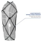 Crampons de traction antidrapants en acier inoxydable, chaussures d'escalade, chaussures de neige, bottes, ...