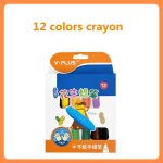 Crayons de cacahu�tes color�s, ensemble de dessin lavable pour enfants, crayons a cire, pastels a l'huile, ...