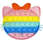 Crazychic - poppit anti stress - pop it push bubble fidget toys - popit jeux enfant pas cher - jouet ...