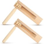 Crcelle a cliquet en bois pour enfants ¿ instrument de musique ecologique pour l'ducation musicale ...