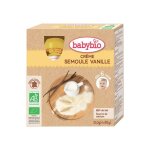 Creme semoule vanille - des 6 mois 4x85g