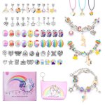 Cristal pour enfants bricolage cr�atif bracelet a la main cire corde collier bijoux coffret cadeau ensemble ...