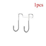 Crochet en acier inoxydable 304, poinonnage gratuit, double crochet en forme de s, porte d'armoire de ...
