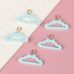 Crochet mtallique pour cintres 3cm, 5 pices, accessoires de dcoration pour maison de poupe