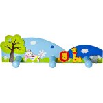 Crochets porte manteaux safari jungle pour une chambre d'enfant[x945]
