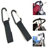 Crochet pratique pour poussette, accessoire pour poussette, fauteuil roulant, sac pour b�b�, clip pour ...