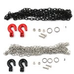 Crochet de remorque pour voiture a chenilles 1 / 10 rc, crochet de cha�ne de remorquage, support de manille ...