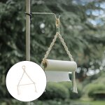 Crochet rond pour papier toilette, 1 pice, support de rangement suspendu pour camping en plein air, ...
