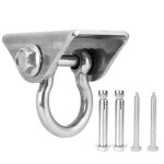 Crochet de suspension pivotant de type d en acier inoxydable, plaque fixe, accessoire de chaise suspendue ... Crochet de suspension pivotant de type d en acier inoxydable, plaque fixe, accessoire de chaise suspendue ...