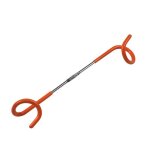 Crochet de tente double t�te queue de cochon support en forme de s, lampe vapeur multifonctionnelle de ...