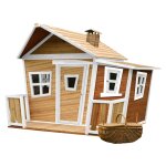 Axi cabane enfant lisa brun blanc