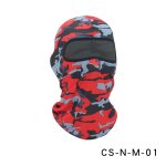 Cs wargame ? cagoule de camouflage tactique, masque de visage complet a motif militaire, convient pour ...