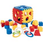Cube de tri de formes pour enfants et bbs compos de 18 formes jouet educatif fabriqu en europe pour ...