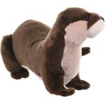 Cuddlekins loutre de rivire, animal en peluche, 30 cm, cadeau pour bbs, peluche ecologique, rembourrage ...