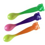 Cuill�re a d�tection de temp�rature de s�curit� pour b�b�, vaisselle pour enfants, cuill�res a dessert, ...