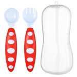 Cuillre et fourchette pour bb, la premire formation a l'auto alimentation sans bpa, vaisselle de ...