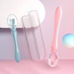 Cuillère a soupe en silicone souple pour bébé, vaisselle pour enfants, température de cuisson du riz, ... Cuillère a soupe en silicone souple pour bébé, vaisselle pour enfants, température de cuisson du riz, ...