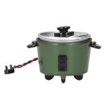 Cuiseur  riz miniature pour enfants, appareil de cuisine raliste pour maison de poupe, vert