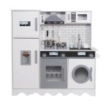 Cuisine en bois ginger home avec r�frig�rateur, evier � eau, micro - ondes, lave - linge, electronique, ...