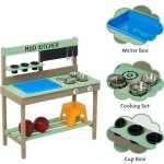 Cuisine d'ext�rieur - ginger home - evier amovible - accessoires inclus - 80 x 37 x 88 cm