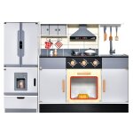 Cuisine enfants avec rfrigrateur et 12 accessoires jeu de cuisine avec machine a glaons espace de ...