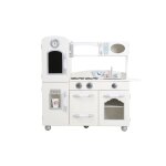 Cuisine de jeu enfant dinette en bois blanche fille gar�on mixte teamson kids td - 11414w