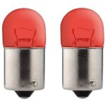 Cyclingcolors 2x ampoule rouge 24v ba15s 10w camion fourgon voiture tracteur v�hicule agricole