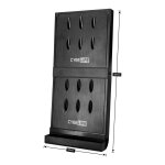 Cyeelife - support mural en plastique combinable pour flchettes en acier et pointe souple, 12 pices ...