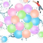 Daover 24 pices de bombes a eau rutilisables ballons d'eau