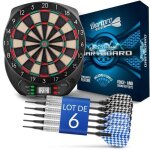 Dartpro jeu de flchettes lectronique - cible avec 6 flchettes[utilisable sans fil]