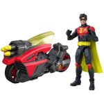 Dc comics dc premier - figurine robin - 16, 5 cm avec moto batlink