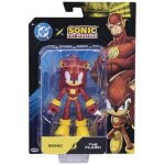 Figurine d'action 5  dc x sonic the hedgehog en the flash, sous licence officielle, hautement articul�e ...
