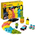 Dda - 11027 classic lamusement cratif fluo, jouet briques, avec modles : voiture, ananas, alien, ...