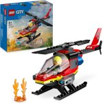 Dda - city lhlicoptre de secours des pompiers, ensemble de construction avec minifigurines de pilote ...