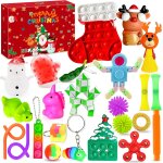 Dda - fidget toys calendrier de l'avent 2024, 24 surprises nol , fidget toys calendrier de compte a ...