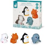 Dda - - gicleurs animaux polaires 4 pices - jouet de bain premier age - ds 10 mois, j04704