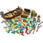 Dda - jeu de construction de trsor pirate, jouets avec diamants&cristaux&l'argent&pierres prcieuses&pistolet ...