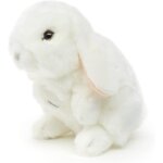 Dda - - lapin de bélier debout (blanc) - 18 cm (hauteur) - peluche lapin - peluche Dda - - lapin de bélier debout (blanc) - 18 cm (hauteur) - peluche lapin - peluche