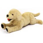 Dda - peluche chien golden retriever 52cm chien peluche raliste douce marron clair, cadeau parfait pour ...