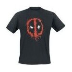 Deadpool masque homme t - shirt manches courtes noir xxl 100% coton regular / coupe standard Deadpool masque homme t - shirt manches courtes noir xxl 100% coton regular / coupe standard