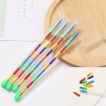 Dcennie s de construction cratifs pour enfants, crayon mignon kawaii, stylos graffiti, peinture, tudiant ...