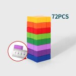 Décennie s de construction empilables en bois montessori pour bébé, jouets de nuit, cubes colorés, jeu ... Décennie s de construction empilables en bois montessori pour bébé, jouets de nuit, cubes colorés, jeu ...