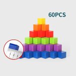 Décennie s de construction empilables en bois montessori pour bébé, jouets de nuit, cubes colorés, jeu ... Décennie s de construction empilables en bois montessori pour bébé, jouets de nuit, cubes colorés, jeu ...