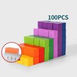 Décennie s de construction empilables en bois montessori pour bébé, jouets de nuit, cubes colorés, jeu ... Décennie s de construction empilables en bois montessori pour bébé, jouets de nuit, cubes colorés, jeu ...